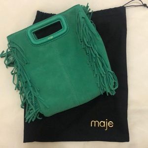 Maje Suede M Bag